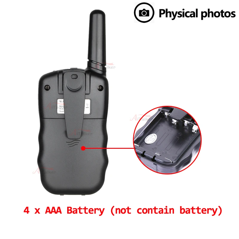 Transceptor de mano para niños y niñas, Radio bidireccional, Mini juguetes, Walki, Walkie Talkie, regalos de cumpleaños y Navidad, PMR FRS