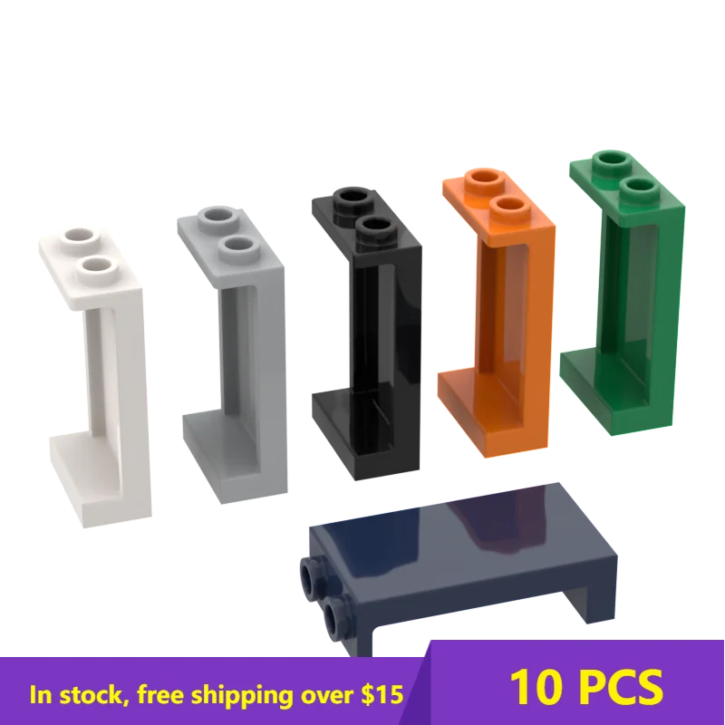 

10PCS Bricks 87544 Panel 1 X 2 X 3 with Side Supports - Hollow Studs for Building Blocks Parts Educational High-Tech Parts Toys