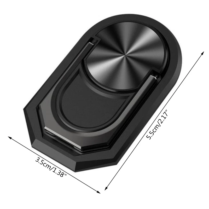 

360° Rotation Universal Finger Ring Kickstand Cell Phone Ring Holder Stand Metal Phone Grip for Magnetic Car Mount