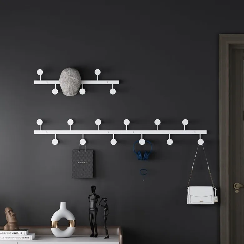 modern hook porch creative clothes hanger wall decoration hanging hat bag storage rack