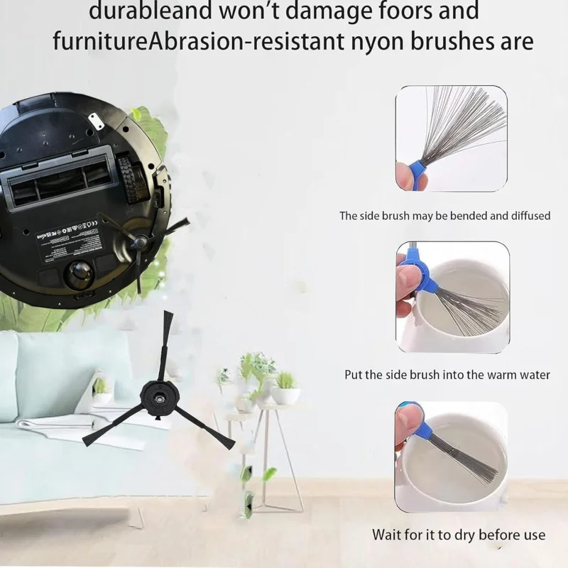 For 360 S8 S8 Plus 2S EZVIZ RE4 Plus RE5 Plus Spare Parts Roller Side Brush Hepa Filter Mop Rag Dust Bag Robot Vacuum Cleaner