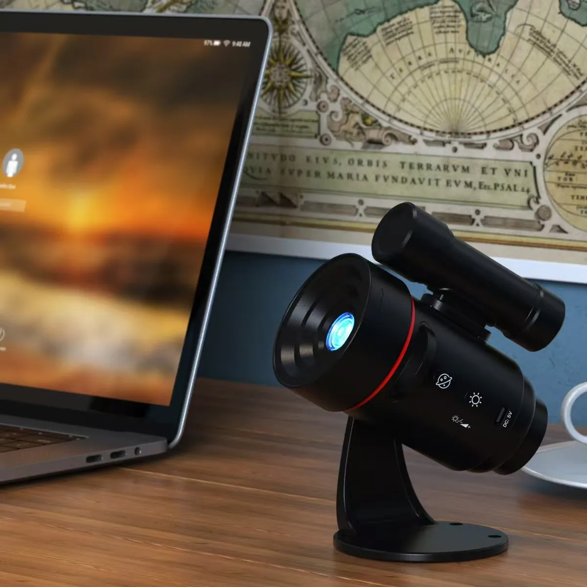 ギャラクシースタープロジェクター充電式hdプラネタリウムプロジェクターledスターナイトライト壁掛け天井バレンタインデーギフトforkid