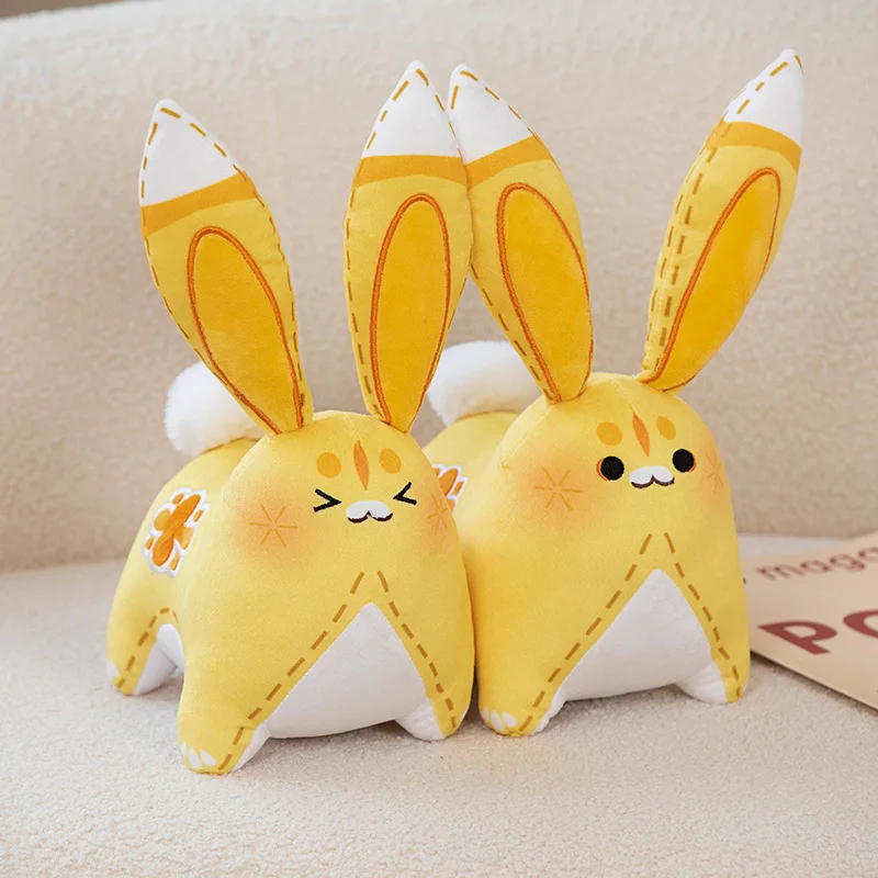 Genshin Impact Yuegui Rabbit Dolls peluche Cute Cosplay Soft peluche Bunny Anime Game periferiche per bambini fan regali