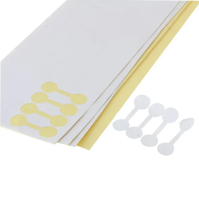 

10 Sheets/Lot Blank Round Self Adhesive Jewelry Price Tags Wholesale Cute Sticker Labels For Rings Small Jewelry Display