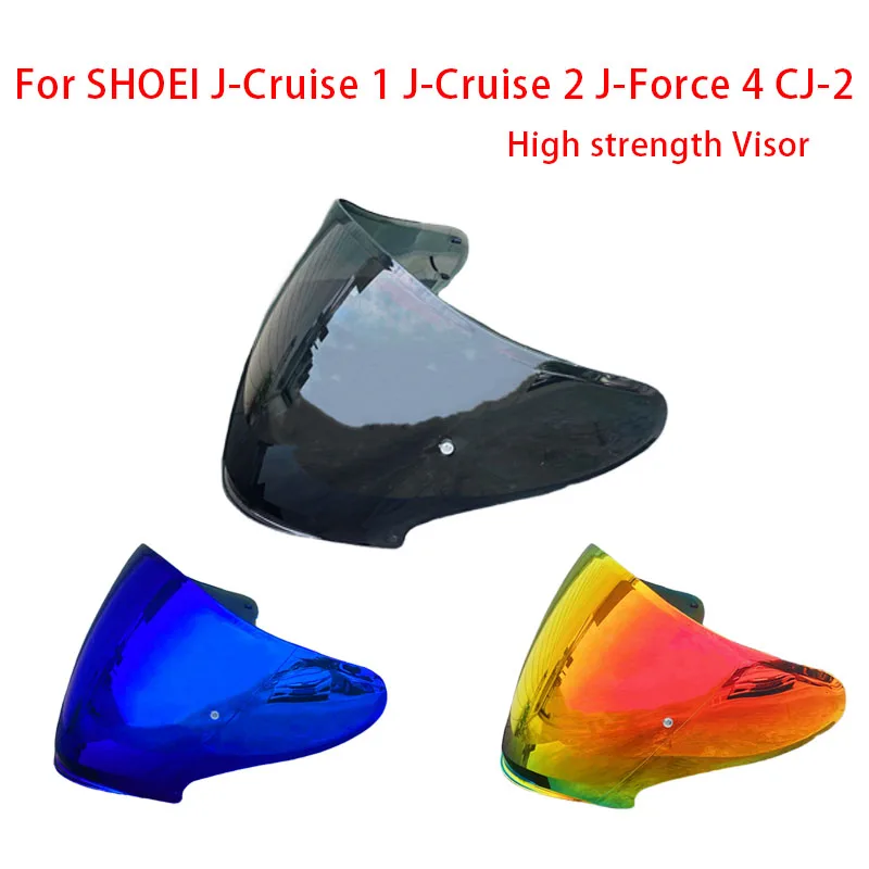 

CJ-2 Helmet Visor for Shoei J-Cruise 1 J-Force 4 CJ2 High Strength High Toughness Sun face shield Motorcycle Helmet Accessories