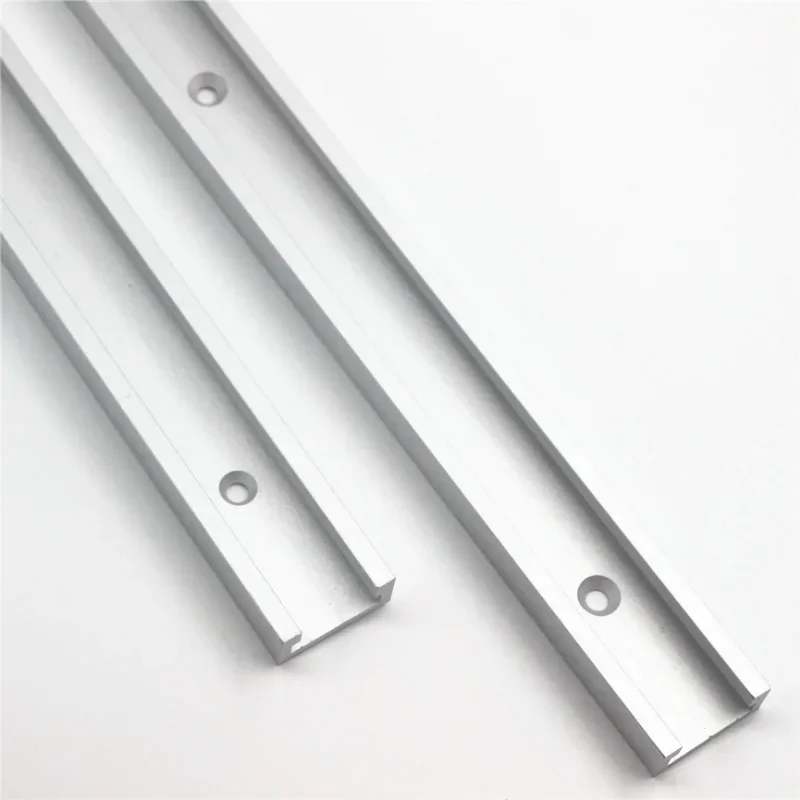 Ferramentas para trabalhar madeira diy, slot em t, mesa de roteador de serra de mesa, controle deslizante de barra de esquadria, gabarito de trilha de esquadria, liga de alumínio de 300mm t-trilhas slo