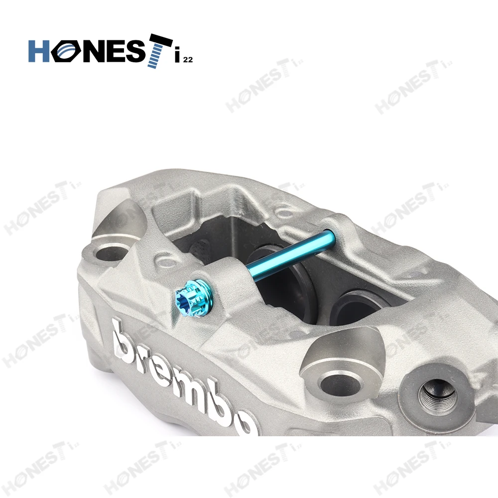 HONESTI22 Gr5  Titanium alloy Brembo M4.32 Caliper Pin ,Calipers modified.