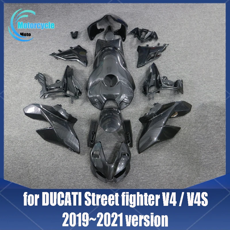 Motorcycle Full Body Kits Fairings For DUCATI Street Fighter StreetFighter V4 V4S  V4SP 2020- 2022 Carbon Fiber Painted Look