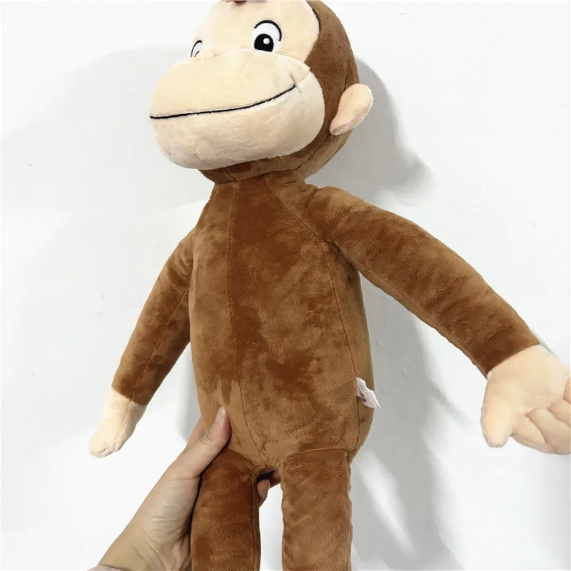 Nowy, uroczy, ciekawski małpka George, pluszak, duży rozmiar 48 cm, zabawki pluszowe dla dzieci, prezenty dla dzieci.