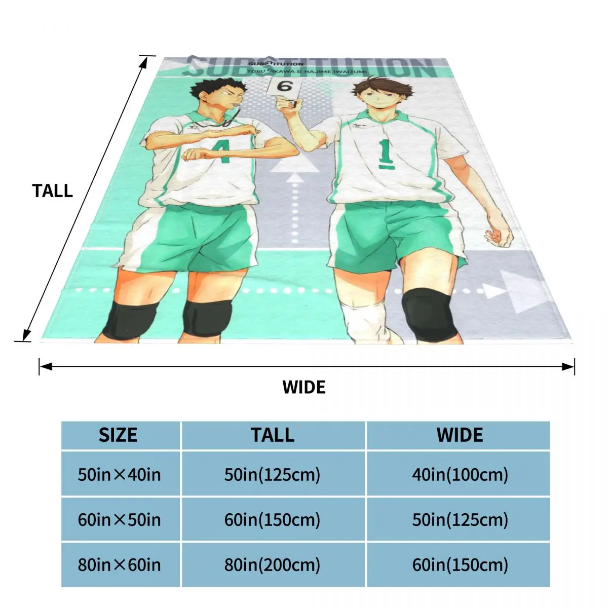 Haikyuu Blanket Flannel Plush Summer Tooru Oikawa Anime Portable Thin Blanket Bedding Bedroom Bedding