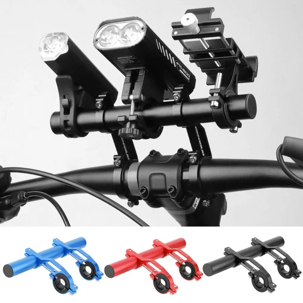 Aluminum Alloy Bicycle Handlebar Extender Handlebar Extension Bracket For Bike Phone Code Meter 10/20cm Handlebar Cross Bar