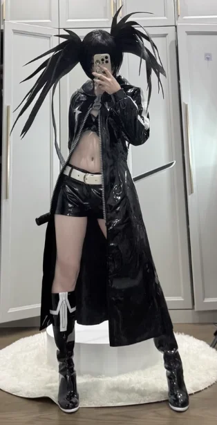 Czarna sukienka stroj Cosplay Cosplay