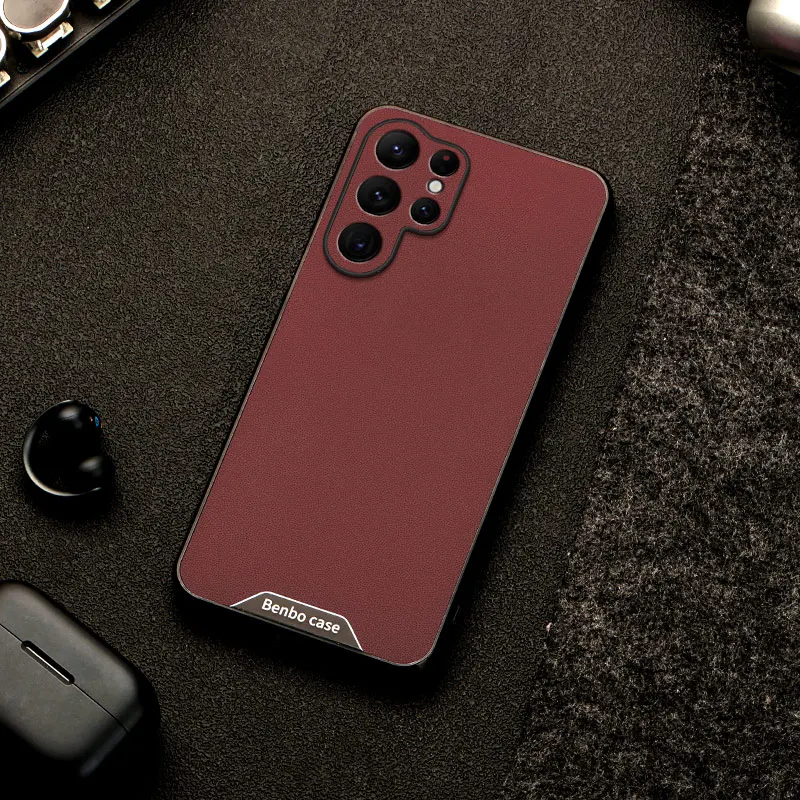 Luxuriöse Benbo Leder-Handyhülle für Samsung Galaxy A15 A16 A25 A34 A35 A36 A37 A52 A53 A54 A56 A57 Stoßfeste Rückseite Fundas – Detail 5