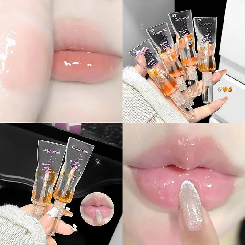 

Smile translucent color-changing lip oil moisturizing fading lip lines removing dead skin preventing dryness cracking Skincare
