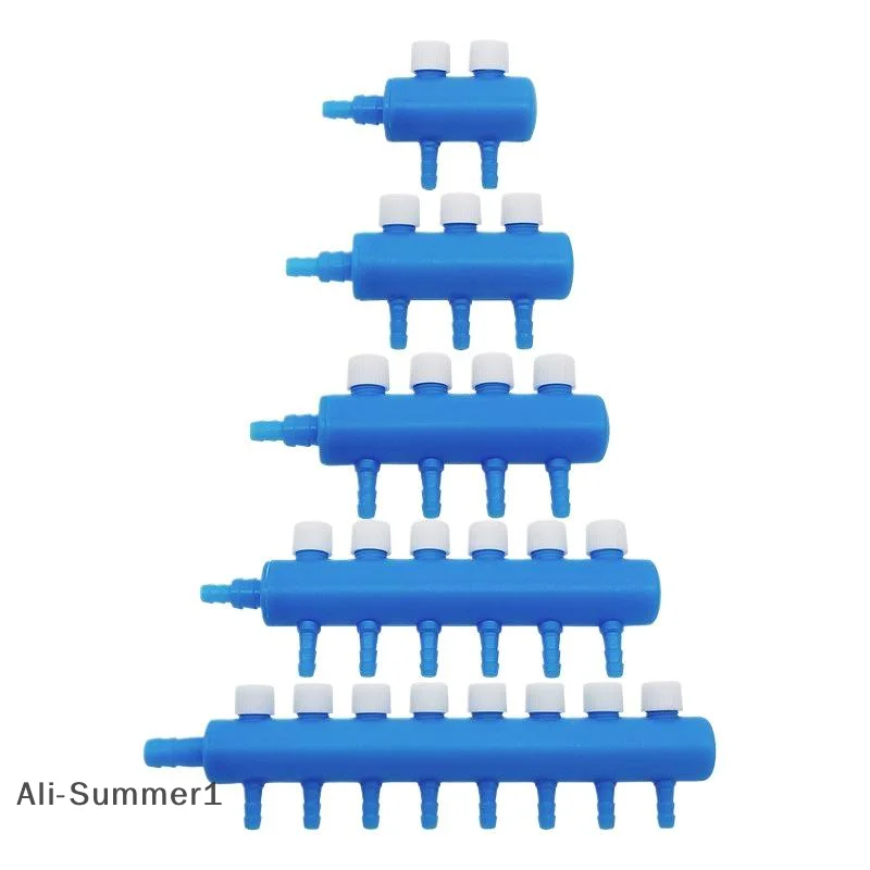 【E】 1 Stück Aquarium Pumpenteile Rohr Sauerstoffrohr Split-Flow Praktische Aquarium Luftpumpe Flow Control Ventil Verteiler Schlauch Splitter