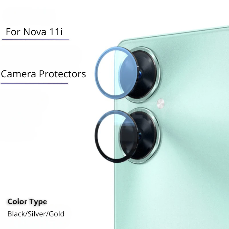 For Huawei Nova 11i 11 i Mobile Phone Metal Camera Lens Protector Film Hawkeye Glass Aluminum Alloy Protective Sticker Case