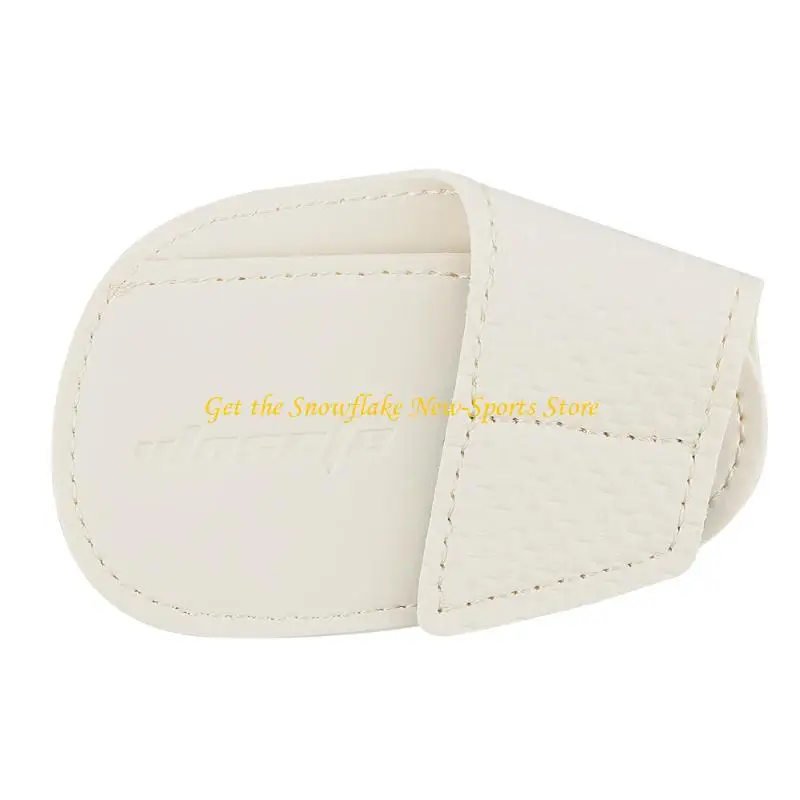 

E56D 1Pc Golf Iron Club Head Cover Sleeve Golf Rod Head Cases Waterproof PU Leather Golf Club Head Cover