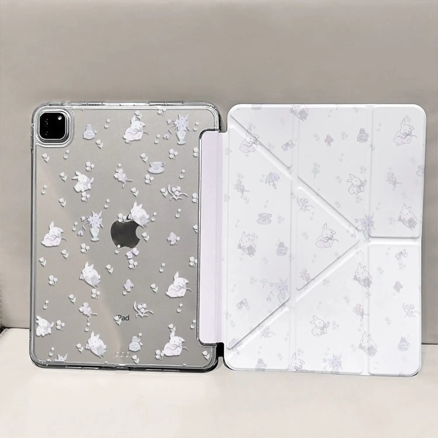 

Новый чехол-книжка Kawaii Purple Rabbit для планшетов iPad Pro 11, 12.9, 13 (M4), 9.7, 10.2 (5/6/7/8/9/10/11 поколений), MINI, Air 4, 5, 6, 7