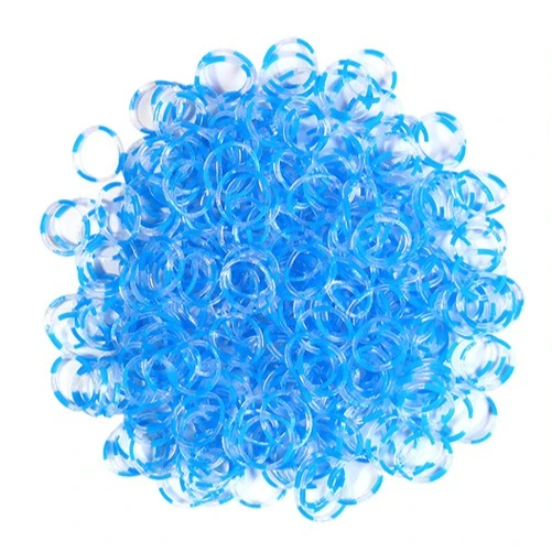 600 pezzi di ricambio per braccialetti in gomma con telaio a colori trasparenti per bambini che intrecciano regali artigianali fai-da-te con regali giocattolo per ragazze