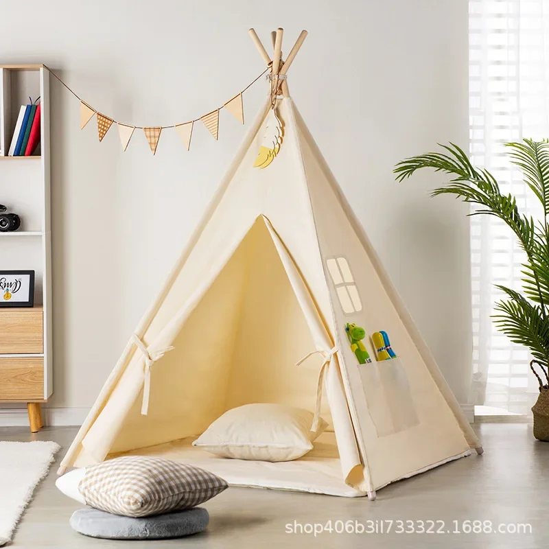 

Childrens Indian Indoor Tent Supports A Small House Game House for Boys and Girls