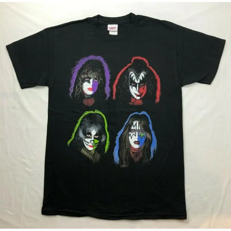 

Kiss 'Solo Heads' T-shirt Official Adult Mens Black New M