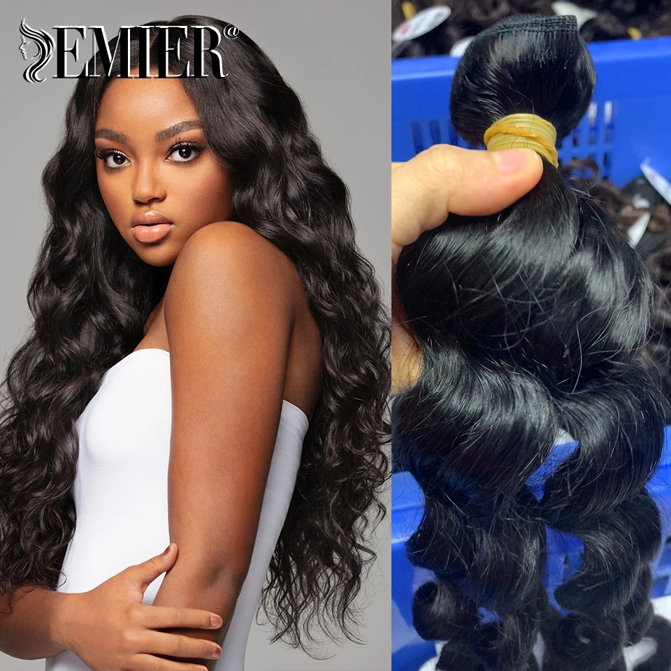 Peruvian Natural Wave 1/3/4 Bundles Deal For Women 100% Virgin Human Hair Weave Natural Color 10"-30"  Human Hair Extension