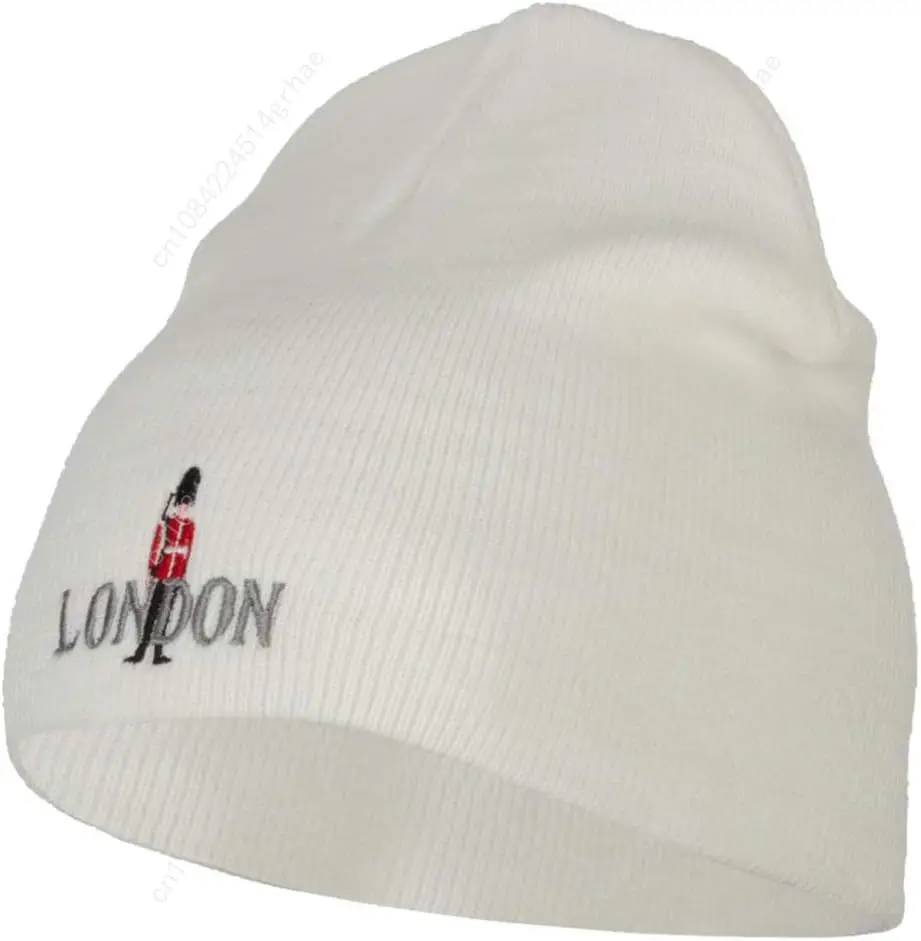 e4Hats.com London Queen Guard bestickte gestrickte kurze Mütze