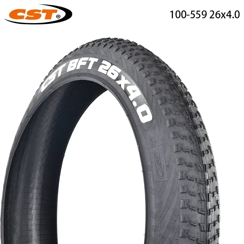 CST Original 26x4.0 Fat Tire Beach Bicycle Snowmobile Tire 26 inch MTB Bicycle Wheel Anti-Slip Tire Outdoor Bike Cycling Parts