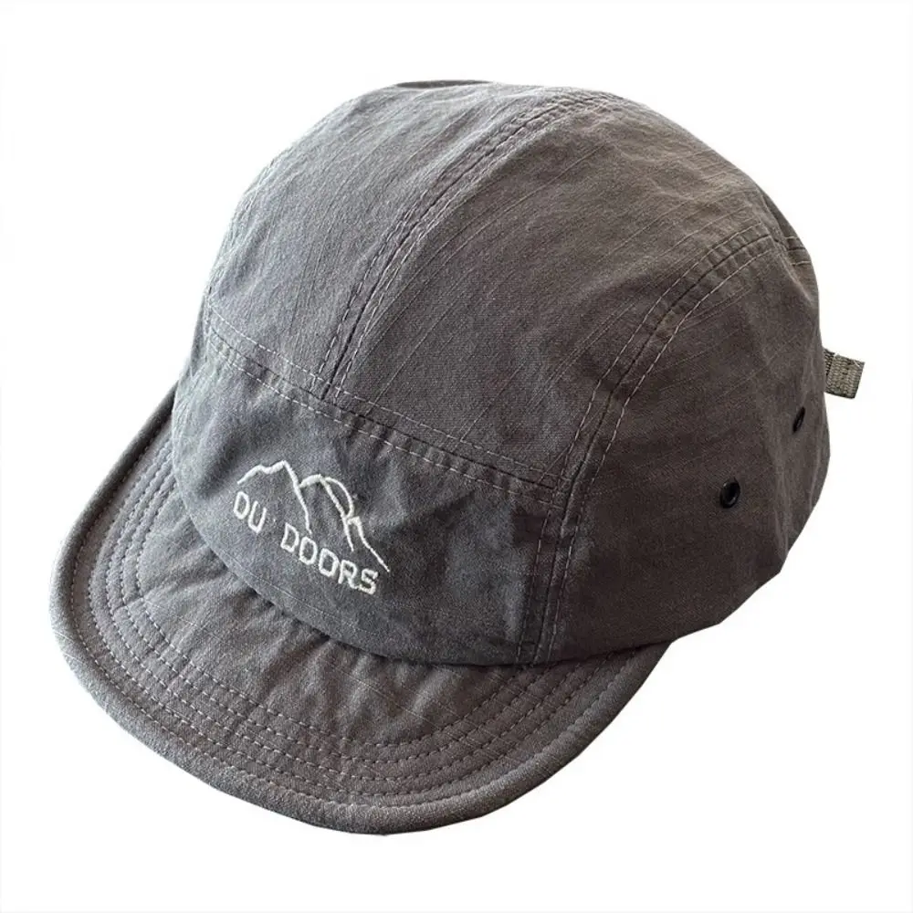 Short Brimmed Embroidery Baseball Cap Mountain Range Embroidery Women Baseball Cap Adjustable Streetwear Sports Hat Outdoor