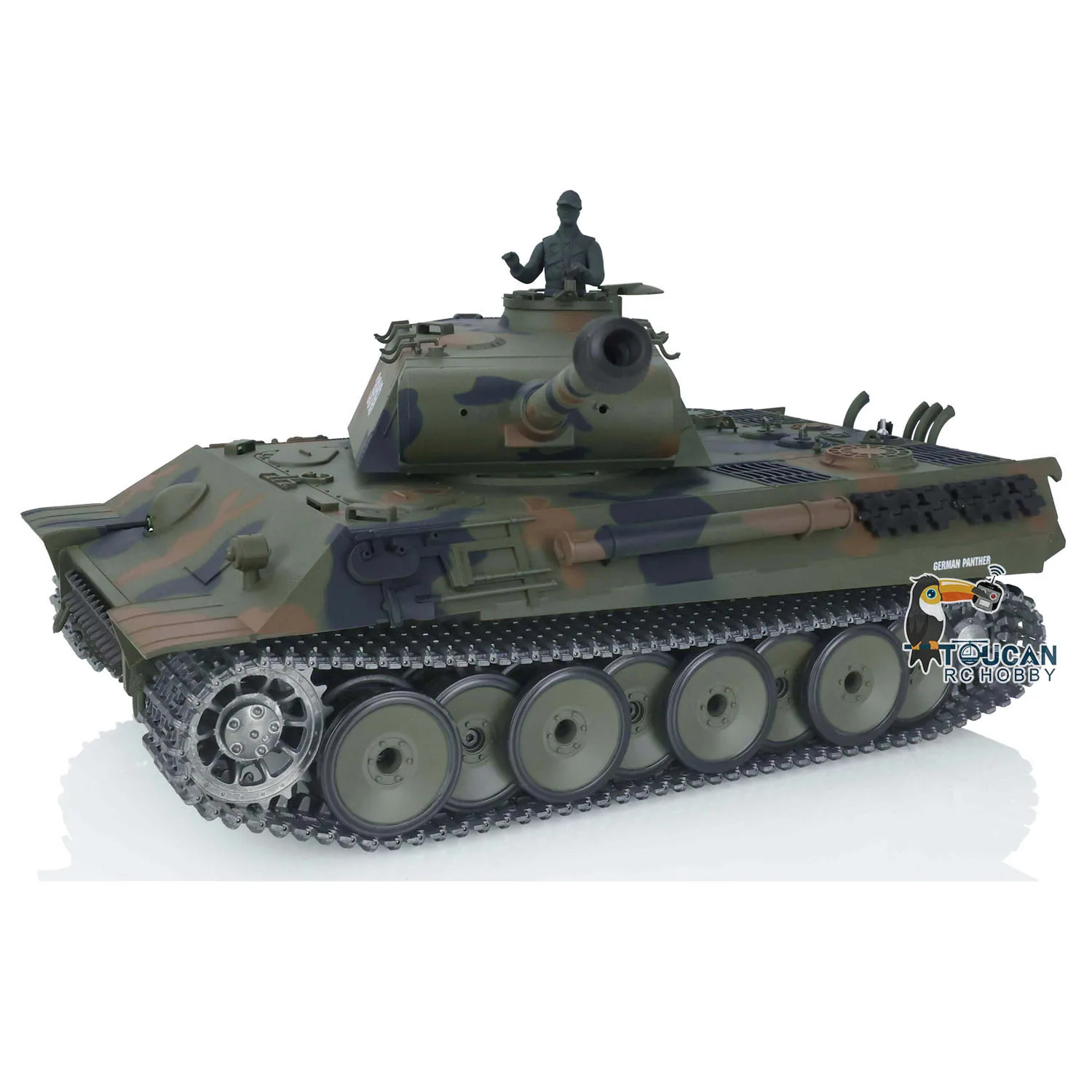 Heng Long RTR 1/16 Scale 7.0 Upgraded Metal Version German Panther V RC Tank 3819 Army BB Shoot Unit Speaker Toys Model TH17288