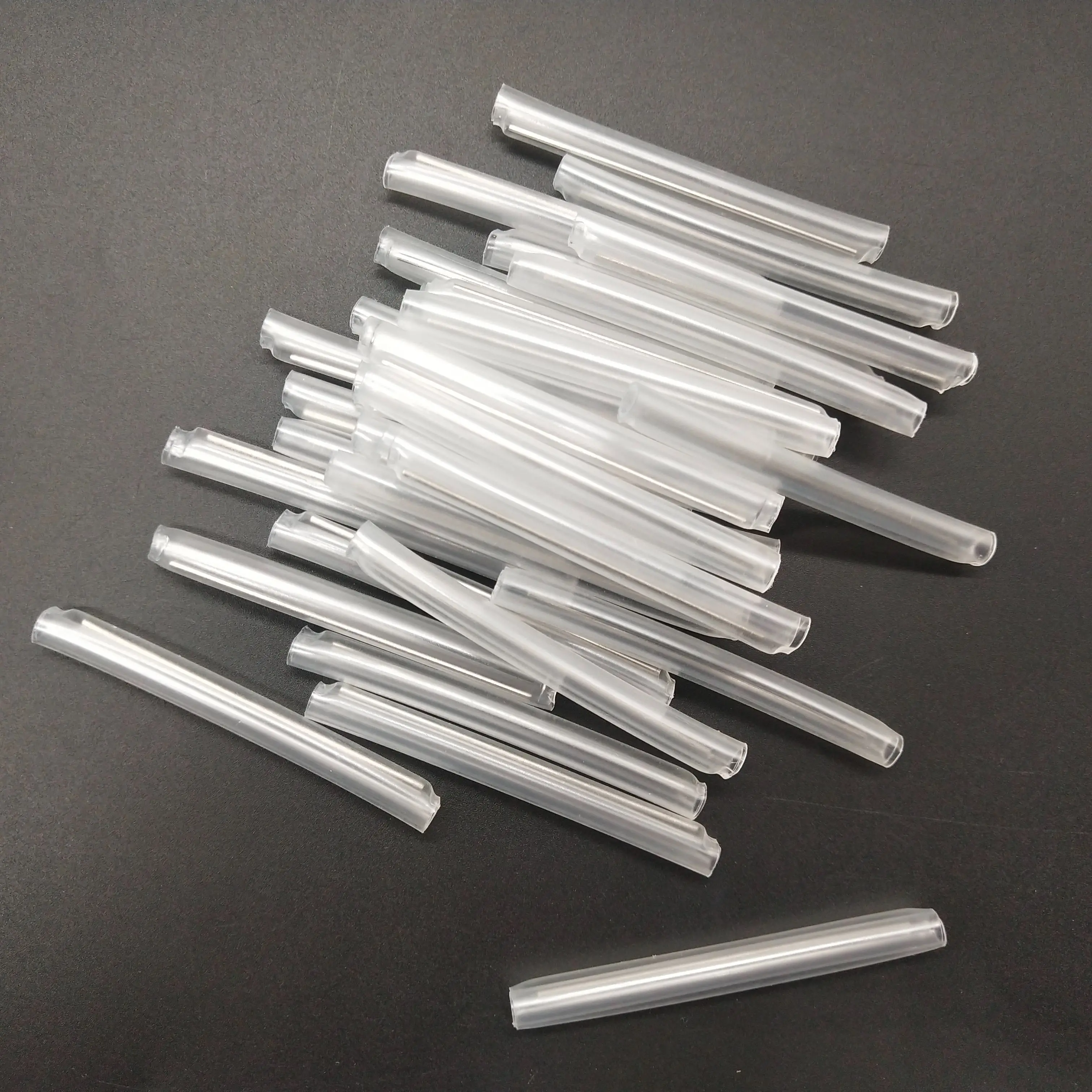 

500pcs/lot 6.0*5.5mm optic tube single needle/ double needle FTTH heat shrink splice protector for Drop Cable