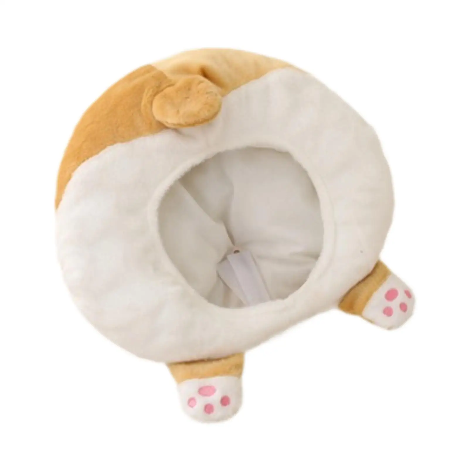 Chapeau Animal en peluche mignon, chapeau Corgi fesses, casquette de dessin animé pour enfants et adultes, joli couvre-chef
