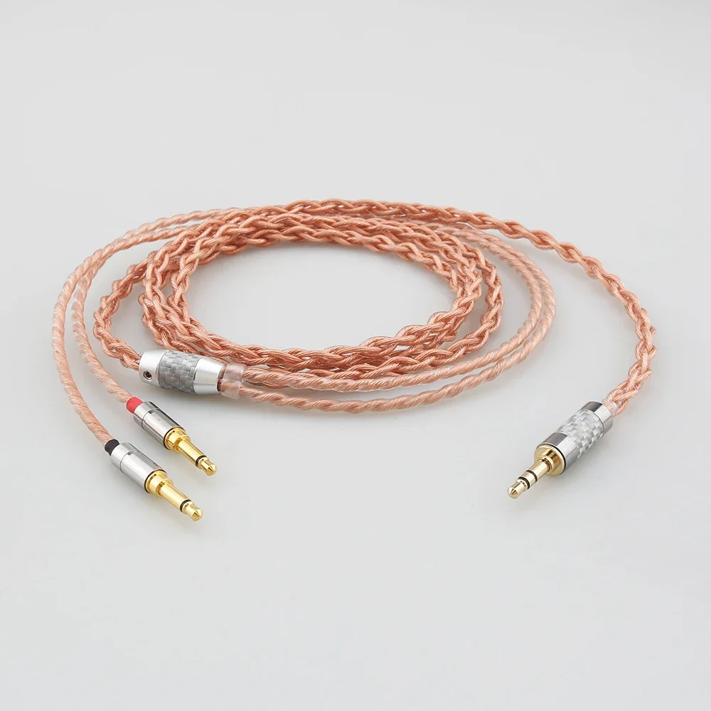 Kabel słuchawkowy HIFI 2.5/4.4/3.5mm XLR 4-żyłowy Litz OFC w oplocie do słuchawek Hifiman Sundara Ananda HE1000se V2 HE6se HE400se Aya He-35x XS — zdjęcie produktu 6