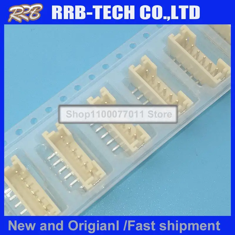 50pcs/lot B6B-PH-SM4-TB(LF)(SN) 2.0mm legs width 6pin stand stick socket  100% New and Original