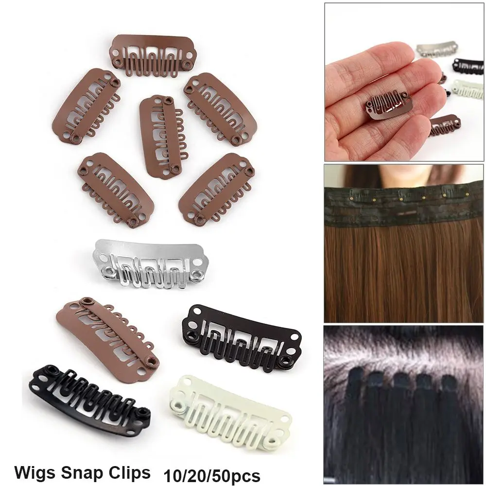 10/20/50pcs Women Iron Accessories HairStyling Metal Pin U Shape Hairpins Wigs Snap Clips