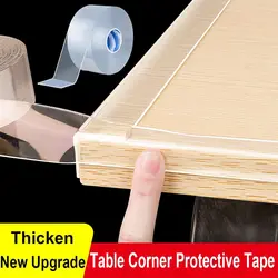 Table Edge Guard Tape Furniture Corner Protective Strip Self Adhesive Transparent Kids Collision Proof Soft Bumper Baby Safety