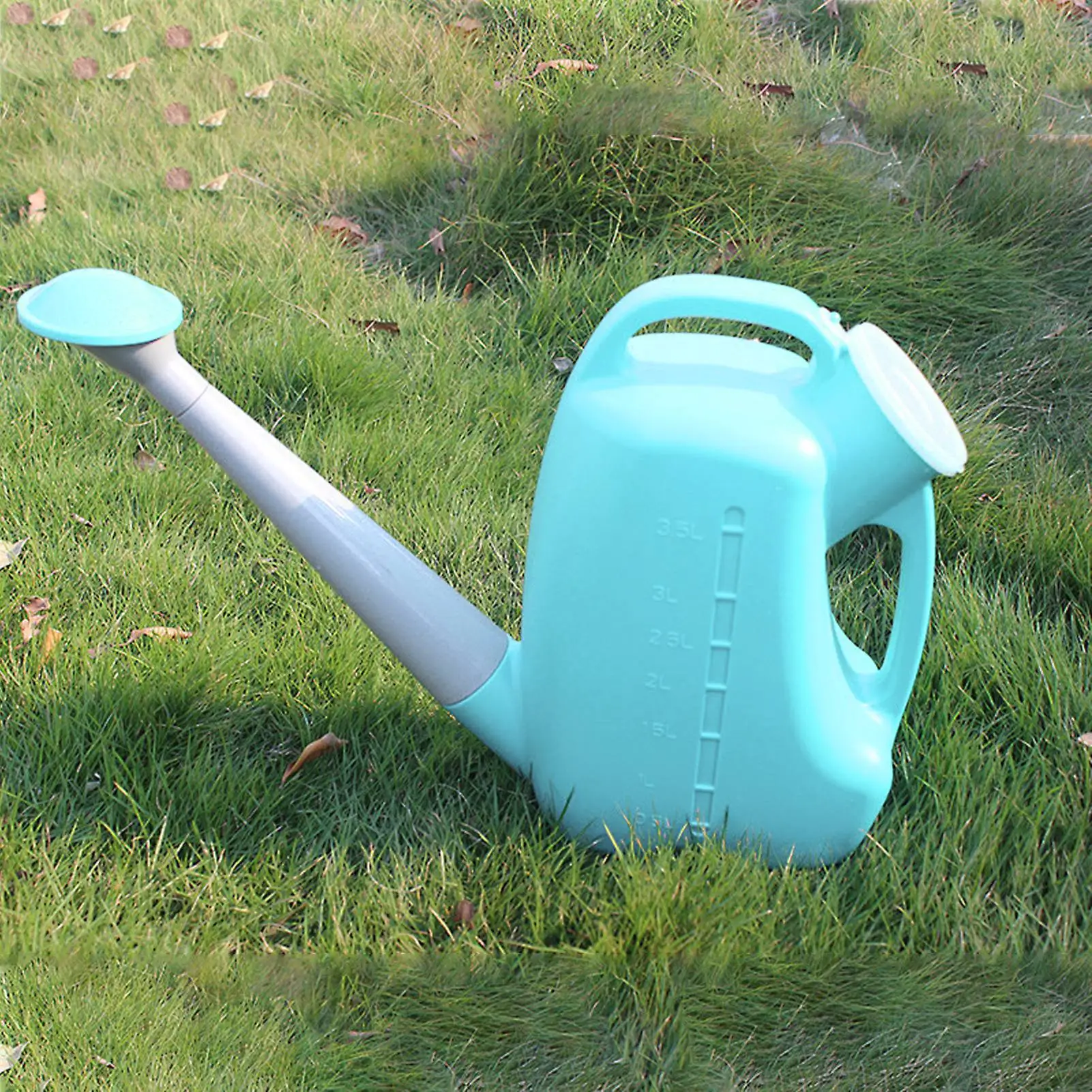 Plants Watering Can Long Big Mouth Large Capacity Watering Kettle Gardening Supplies Sky Blue 5L