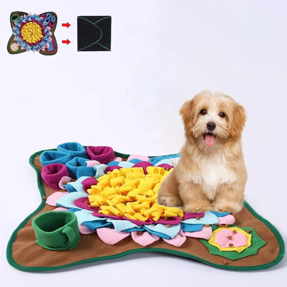 Good  quality Pet Snuffle Mat for Dogs,Interactive Feed Puzzle for Boredom Comfort and softness