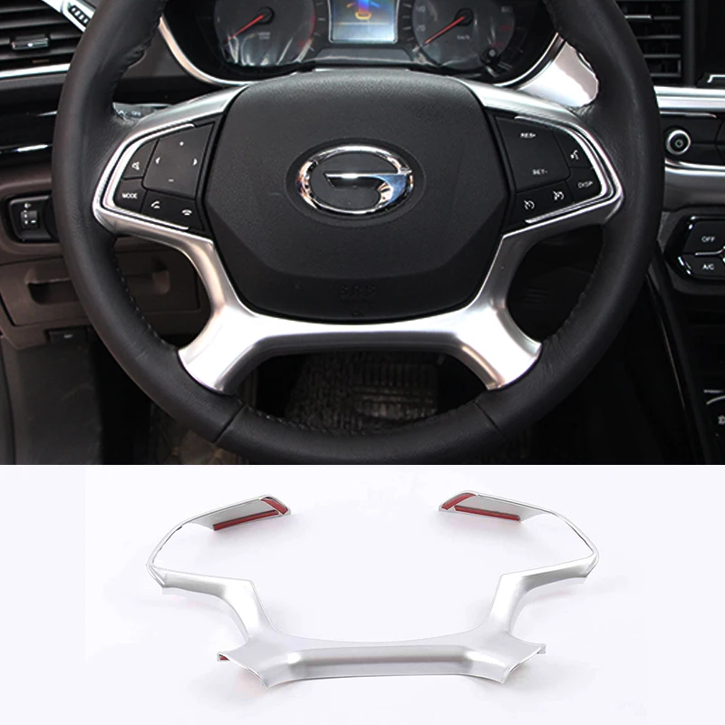 

Lsrtw2017 for Trumpchi Gs4 Car Steering Wheel Trims Decorative Interior Accessories Mouldings 2015 2016 2017 2018 2019 2020