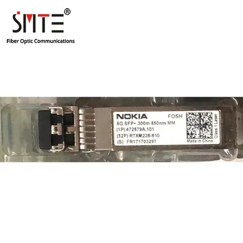 NOKIA RTXM228-610 SFP + 300M 850NM 다중 모드 FOSH 6G LC 광섬유 모듈 트랜시버