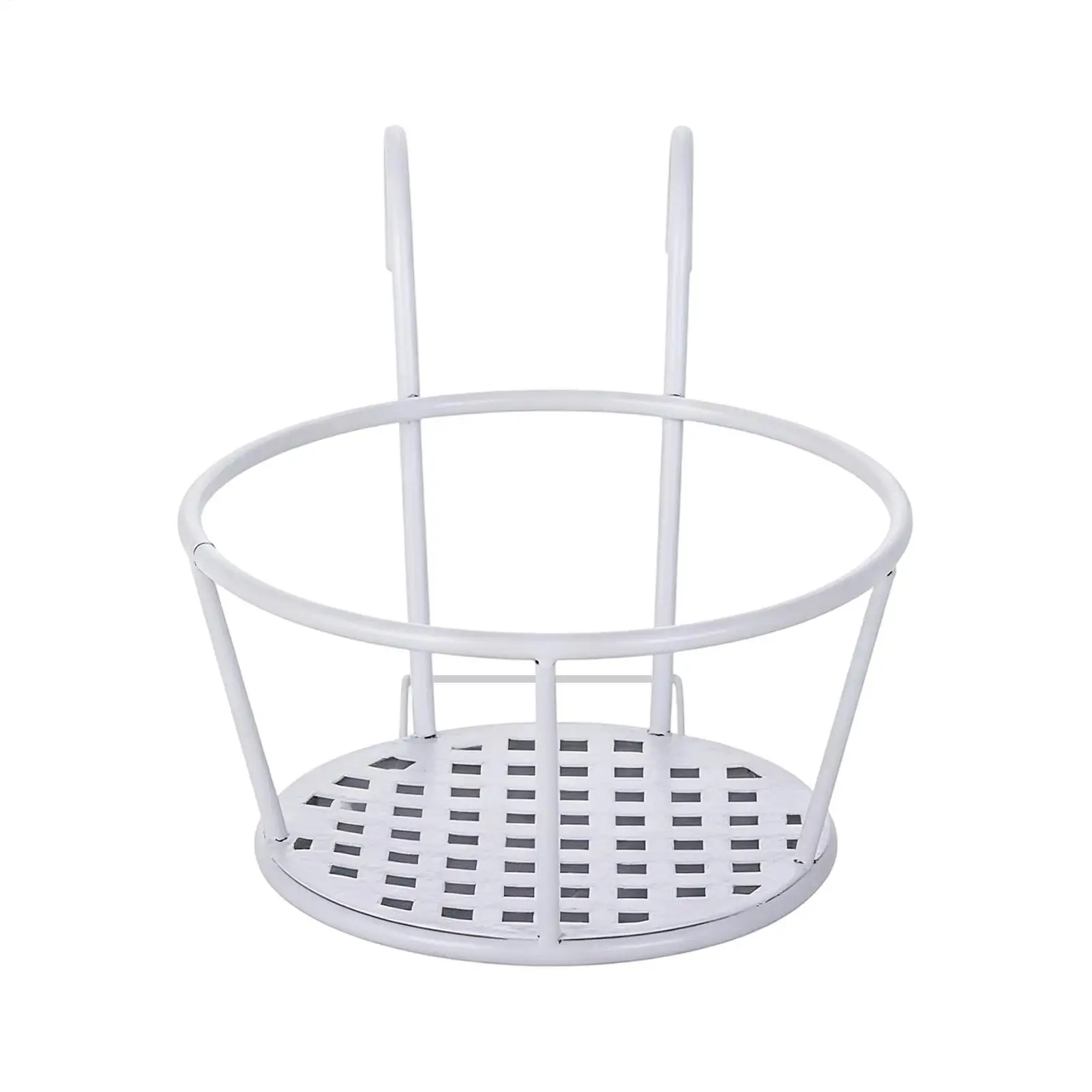 

Plant Holders For Railings Iron Weather-Resistant Flower Pot Rack Metal Balcony Planter Stand For Indoor Outdoor Windowsill Deck