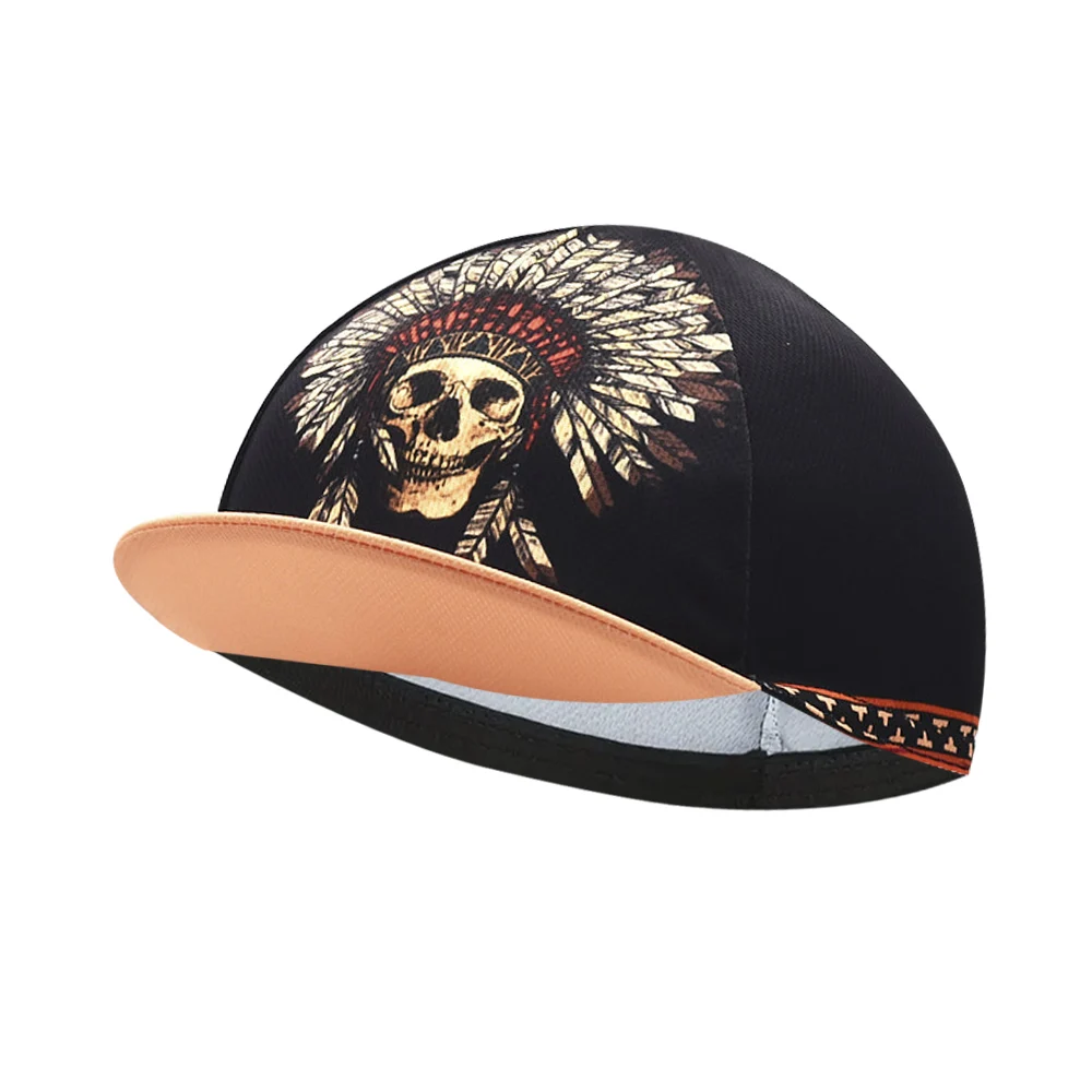 Retro Classic New Skull Cycling Cap's Breathable Quick Dry Bike Outdoor Road Bicycle Riding Hat's