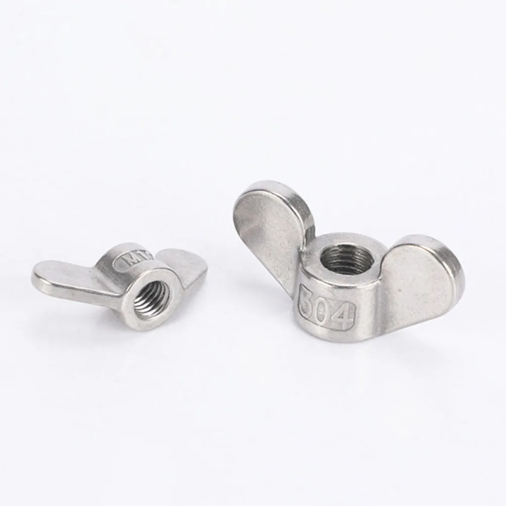 

24 Pcs Stainless Steel Butterfly Screws Threaded Hardware Machine Electronics Reusable Fastening Accessories High