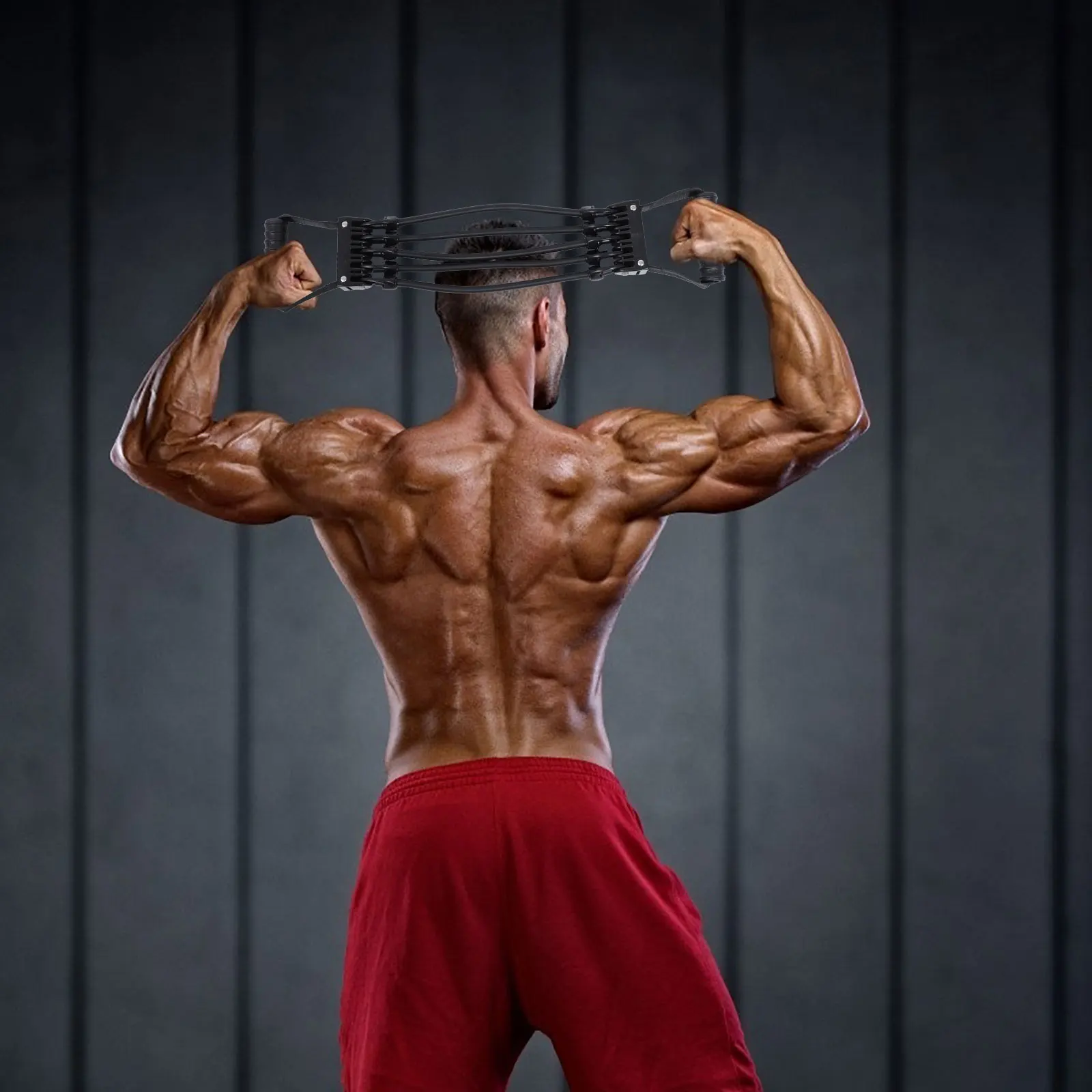 

1Pcs High-Quality Chest Muscle Training Tool Lightweight Portable Fitness Stretcher for Beginners and Professionals Home Use