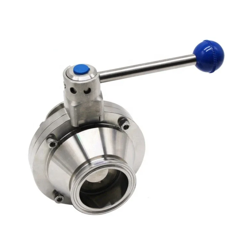 

Small QINFENG Torque Moment 304/316L Manual Clamped Butterfly Type Ball Valve For Chemical Industries