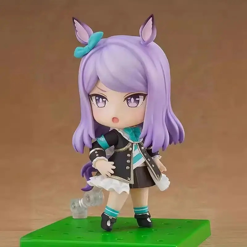 10cm Umamusume: Pretty Derby Cute Edition Anime Figures Game Girl Statue Cartoon Models Boy Collectible Ornament Doll Toys Gifts