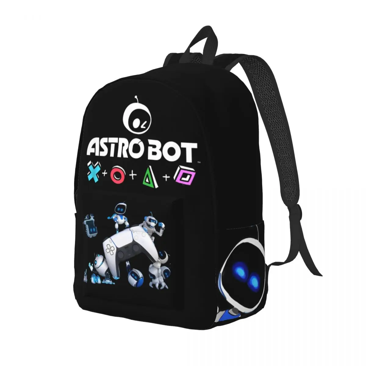 Astrobots Playroom Game Backpack for Kindergarten Primary School Student Bookbag Boy Girl Kids Daypack Outdoor