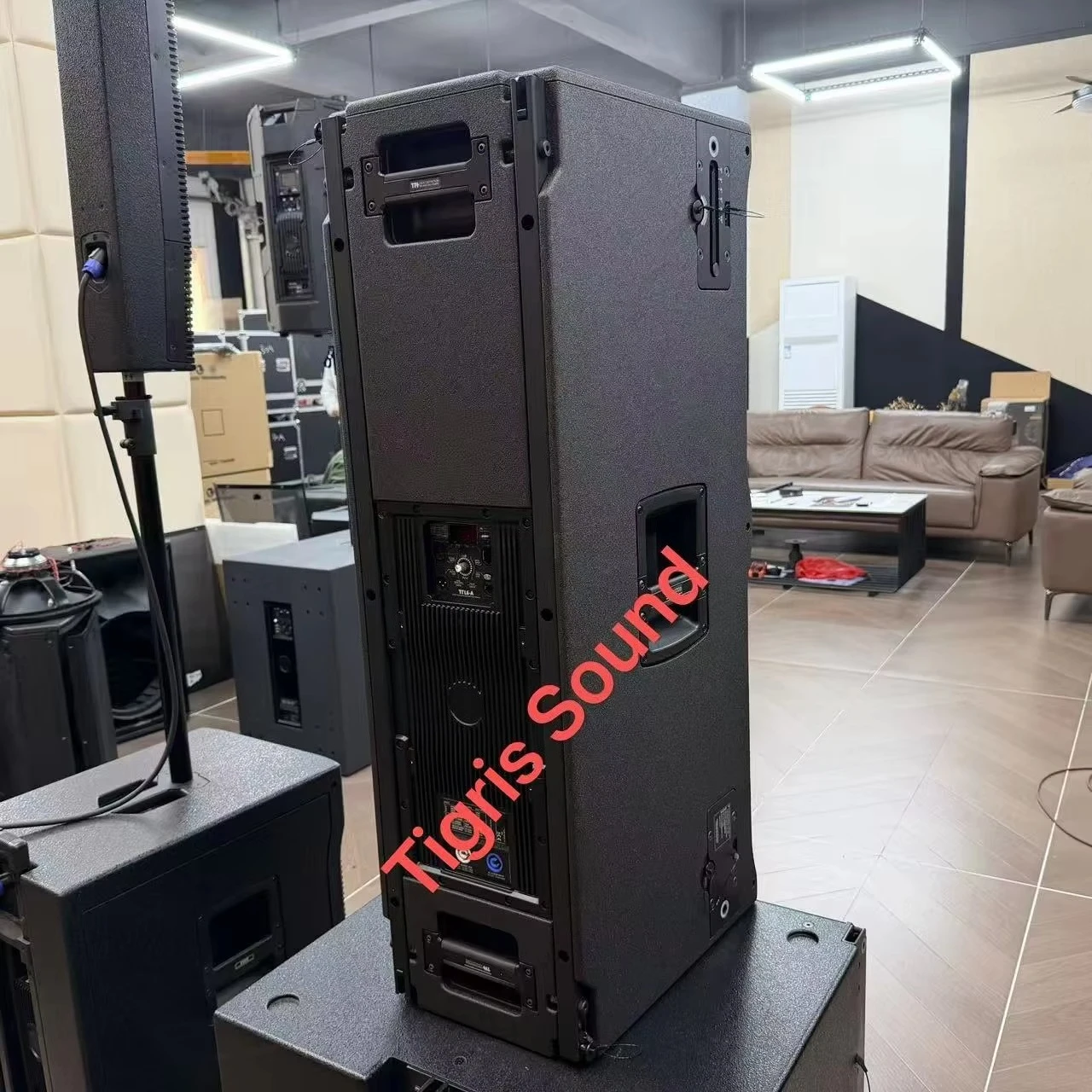 TTL 6-A Double 12 Inch 3-way Active/passive Line Array Speaker Professional Audio 12 Inch Column Speakers Powerd Sound System