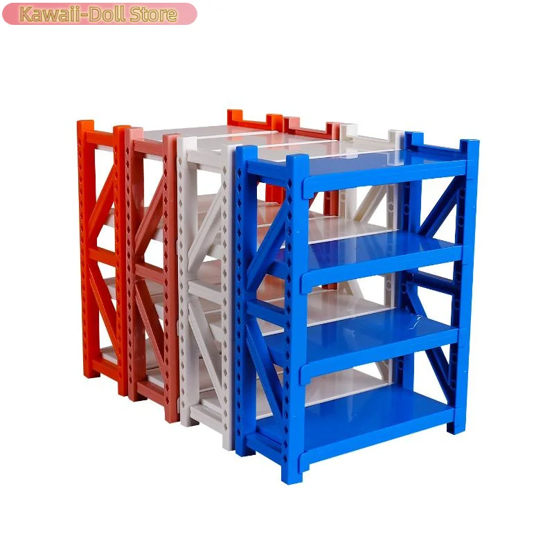 Estantes de almacenamiento de simulación para casa de muñecas, estantes de almacén, modelo de casa de muñecas, Mini muebles de decoración, accesorios para casa de muñecas, 1/12