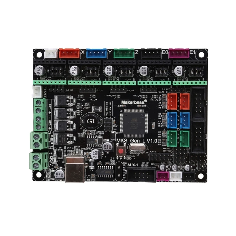 

Gen L V1.0 3D Printer Integrated Mainboard Controller PCB Board Compatible Ramps1.4 Support A4988 8825 Motor Driver